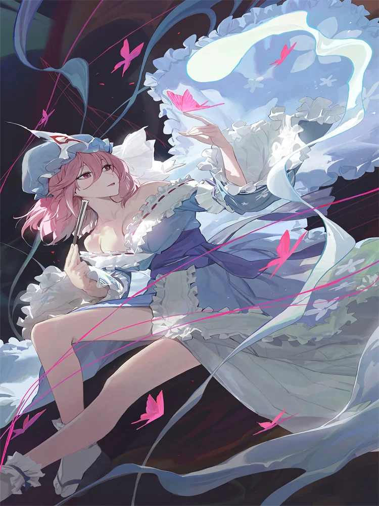 

DIY Custom Anime Saigyouji Yuyuko (проект TouHou) Домашние постельные принадлежности теплые мягкие фланелевые простыни