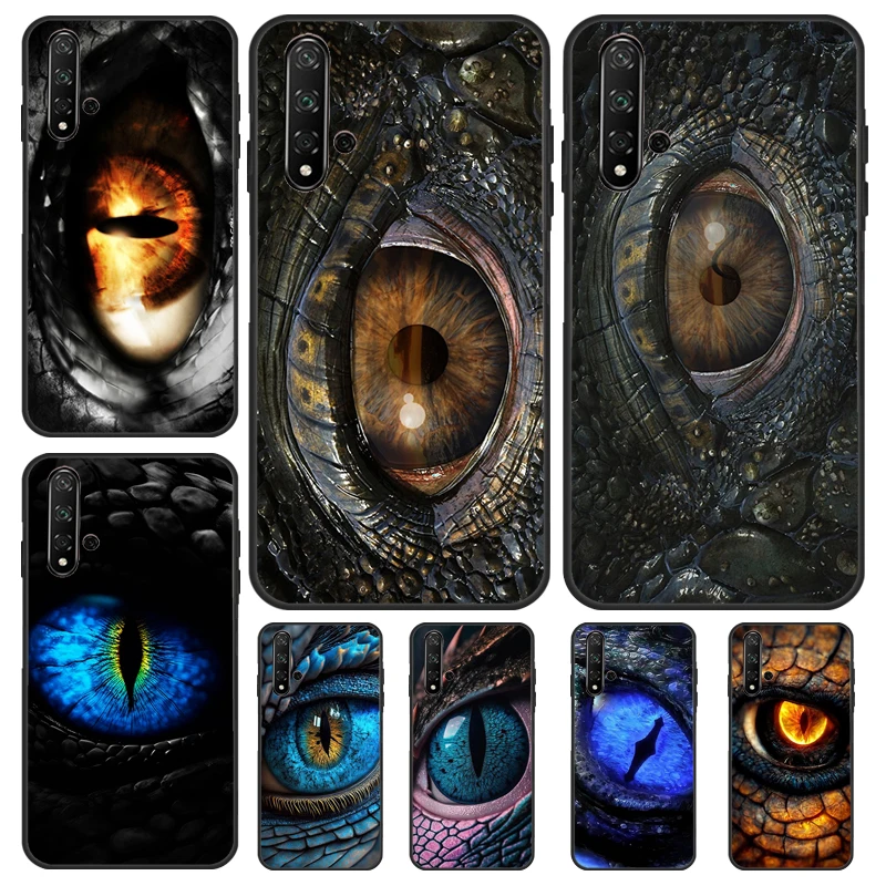 Dragon Eye Gothic Case For Huawei Nova 10 9 SE 5T Y90 Y70 Y60 Y61 Nova 3i 7i 8i 11i P20 P40 P30 Lite P60 Pro