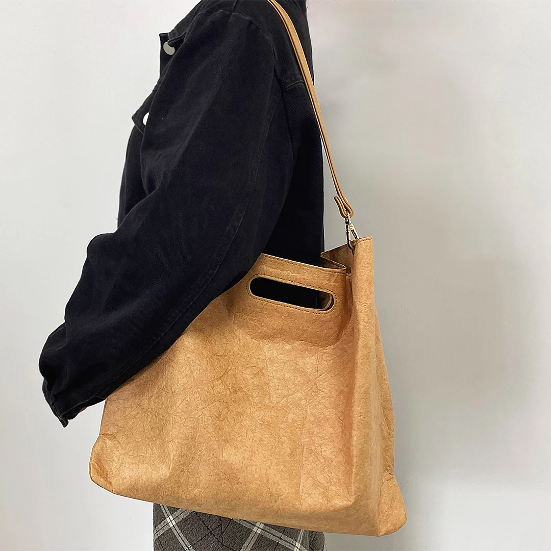 

Handbags Woman Dupont Lightweight Waterproof Designer Tote Bag Vintage Ladies Bag Commuter Shopping Bag Casual Crossbody Bags