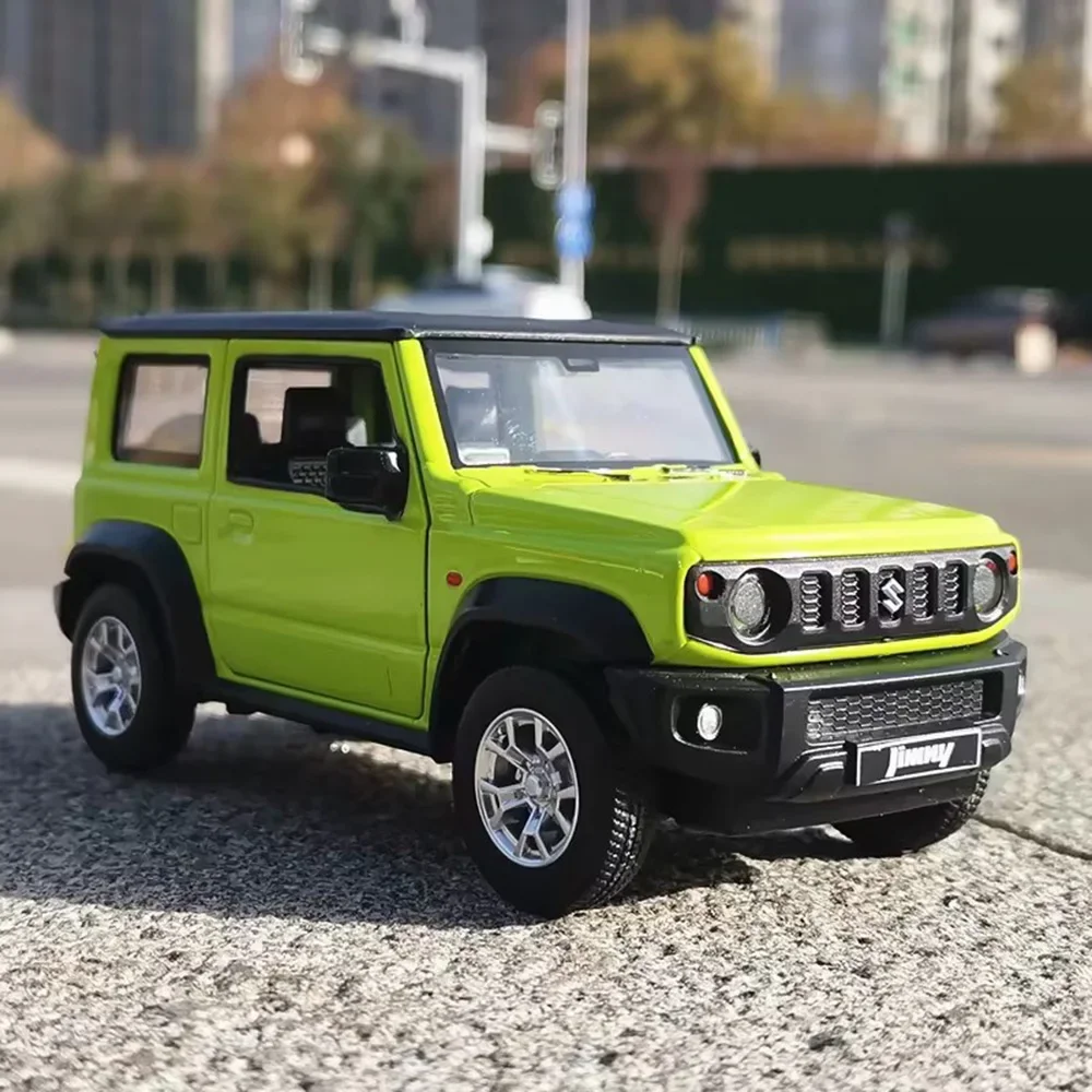 

1/26 Suzuki Jimny Metal Diecast Models Cars Toy Doors Opened Off-road Car with Light Music Vehicles Collection Kids Toys Gifts