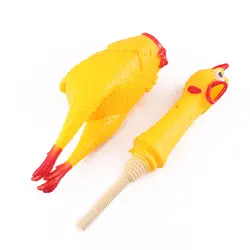 Pet toy yellow screaming chicken sounding toy screaming chicken grinding teeth cat dog bite resistant decompression toy supplies