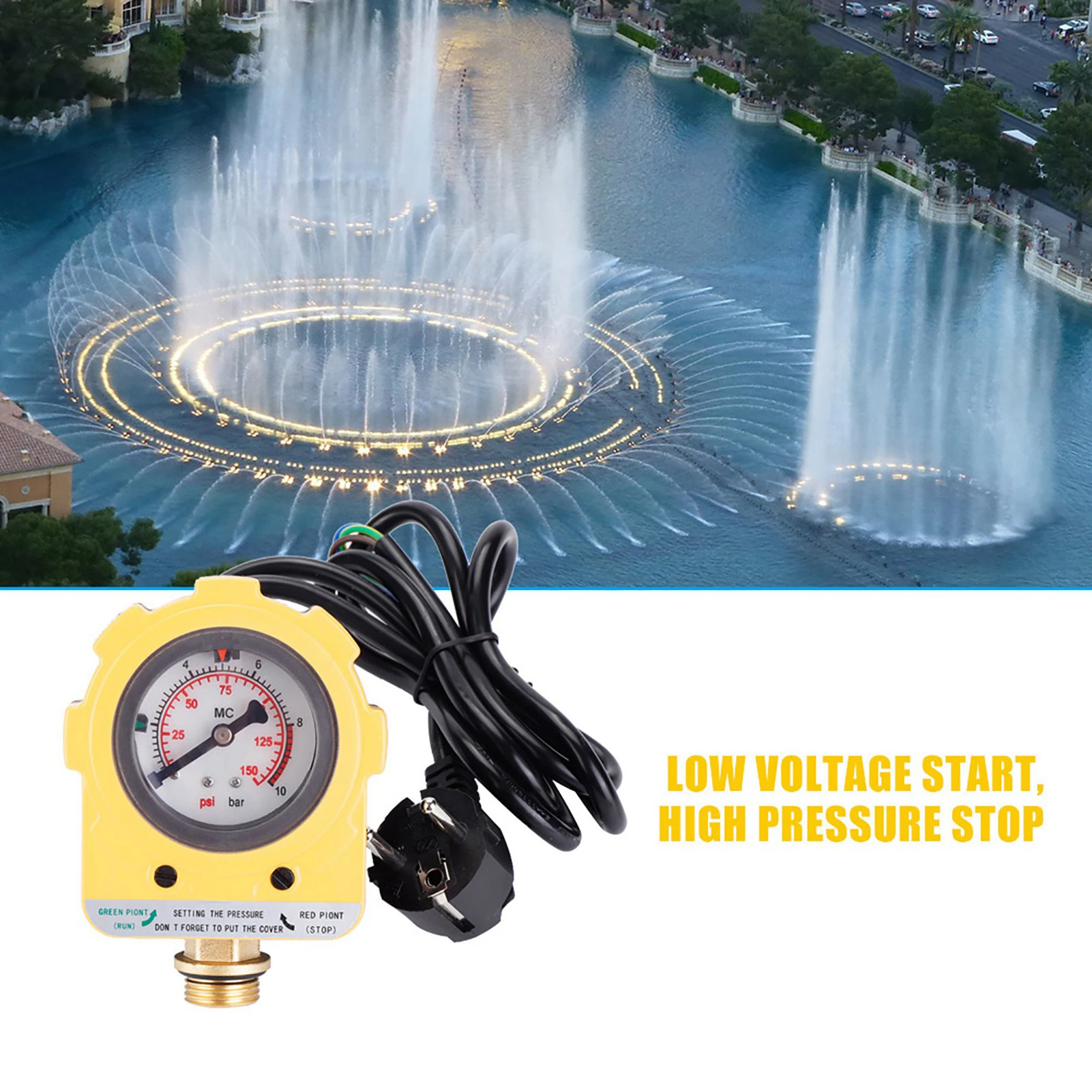 Pressure control Pressure 10 Bar Pressure Controller Unit Electronic for Water Pump