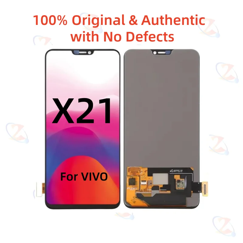 100% подлинный и не дефектный для улучшенного дисплея устройства для VIVO X21, оригинальный ЖК-экран, замена сенсорного экрана