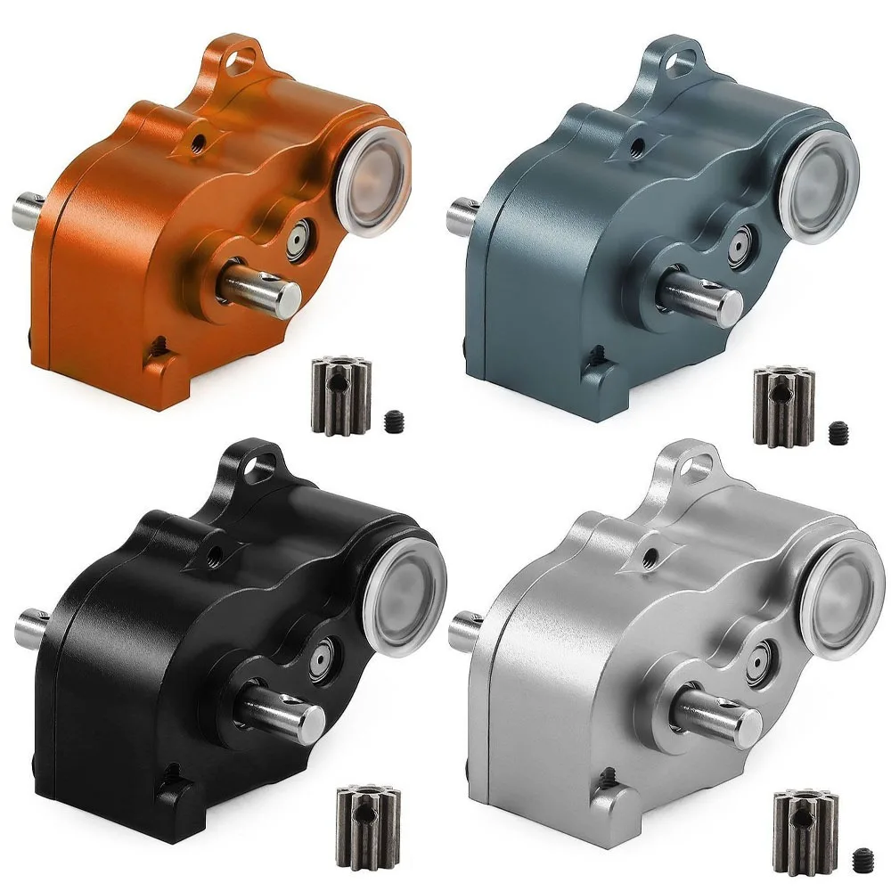 

Metal LCG Low Center of Gravity Gearbox for 1/10 RC Crawler Car AXIAL SCX10 Traxxas TRX4 Defender RC4WD D90 Wraith Upgrade Parts
