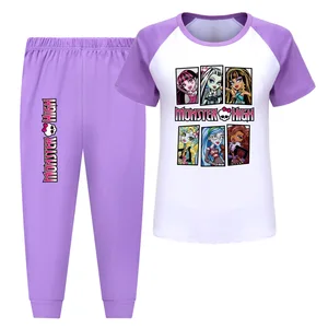 طقم بيجامة مونستر هاي دولية للأطفال والأولاد والبنات, ملابس أطفال, بيجامة, ملابس دراكولورا أفضل 12 ملابس دراكولورا عالية الوحش مبيعا - رقم 4