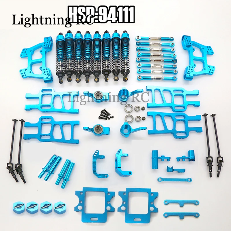 Kit complet de mise à niveau en métal, pour voiture RC 1/10 HSP 94108 94111