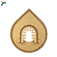 88mm Oscillating Multitool Triangle Carbide Rasp Saw Blade Grind Blade Water Droplet Shaped Grinding Disc Trimming Machine Blade