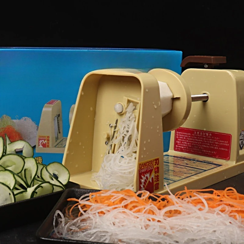 Hand Crank Vegetable Shredder 21mm Long Julienne Cutter Commercial Grater For Potato White Radish Carrot