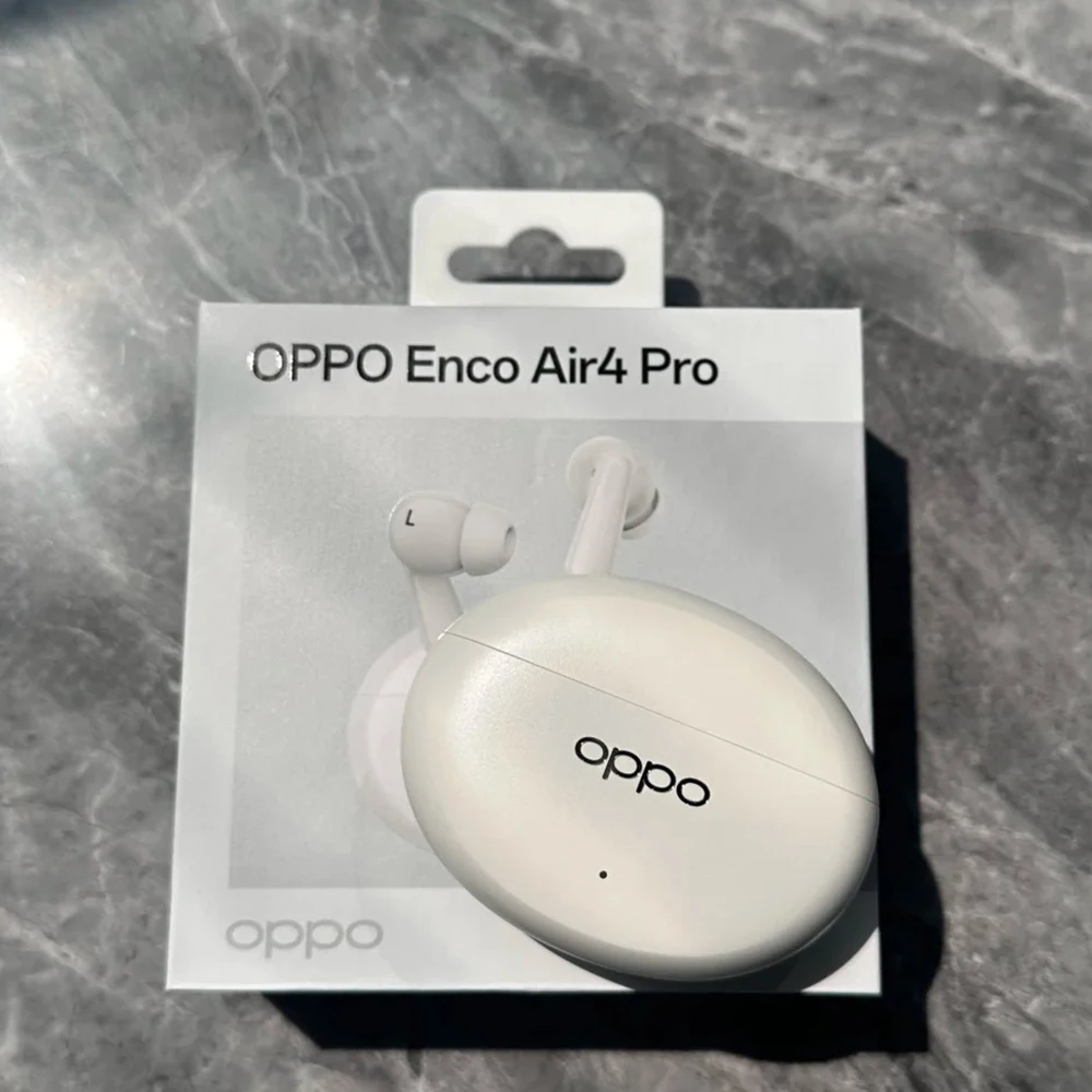 OPPO Enco Air 4 Pro TWS سماعة رأس لاسلكية 49dB نشط إلغاء الضوضاء سماعة بلوتوث 5.4 44 ساعة B عمر البطارية صحيح IP55