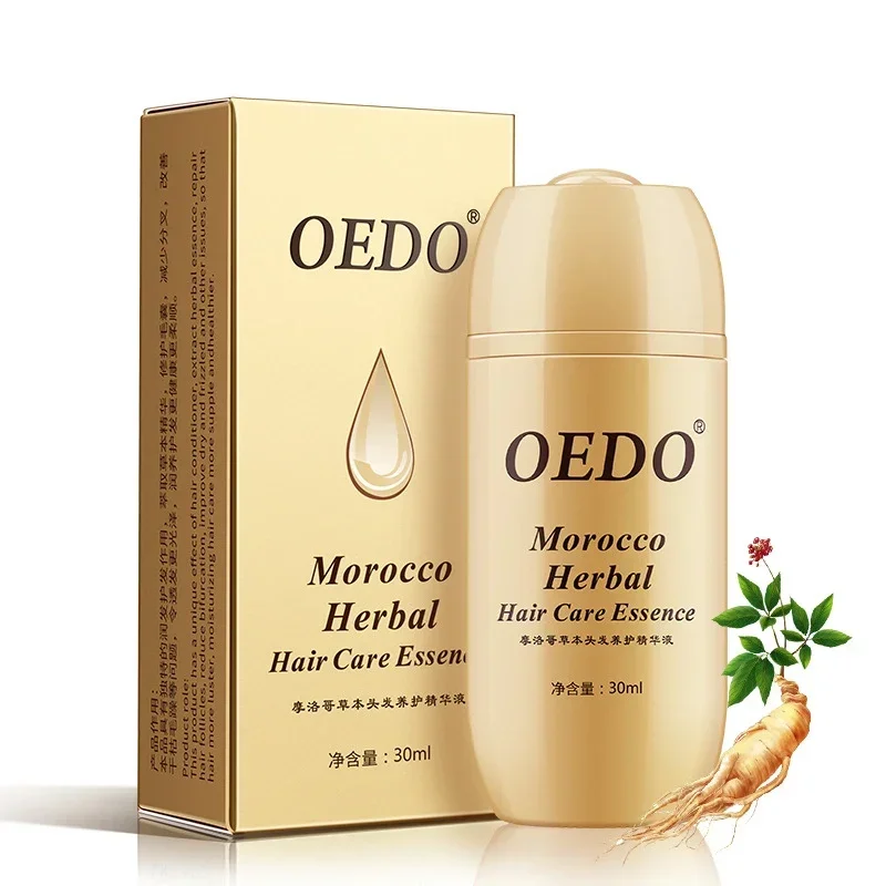 Morocco Herbal Ginseng Hair Care Essence Treatment for Men and Women Hair Loss Fast Powerful Hair Growth Serum Repair Root