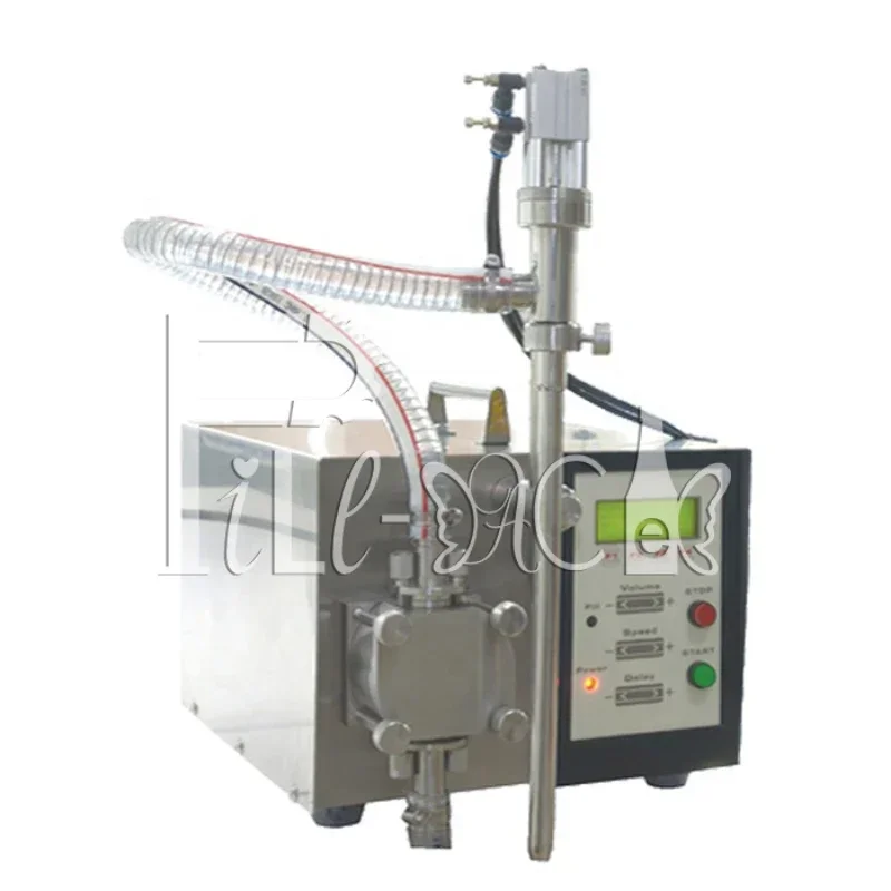 Desktop Single Head High Precision Pump Digital Filler Gear  Liquid  Filling Machine