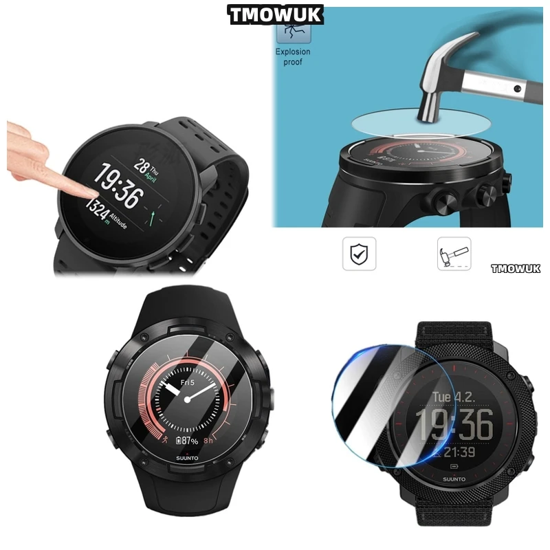 

For Suunto 5 7 9 Peak Pro Race S 45mm 49mm OCEAN Traverse Alpha - Anti - Scratch Tempered Glass - HD 9H Screen Protector For Sma