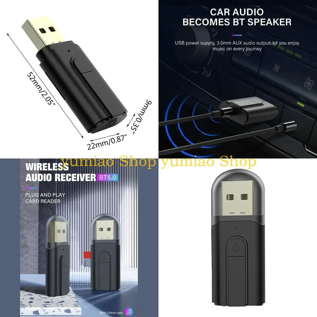 

587B 2 в 1-й Bluetooth-совместимом 5,0 USB-адаптер мини-беспроводная передача USB-ключ для приемника передатчика аудио