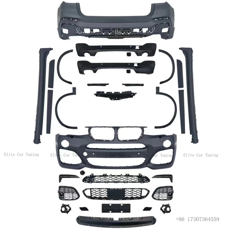 

Tuning Body Kit for bmw X4 F26 14-20 Upgrade to M-tech Conversion Kit F26 Mt Facelift Kit Modification Accessories Car Bumpers