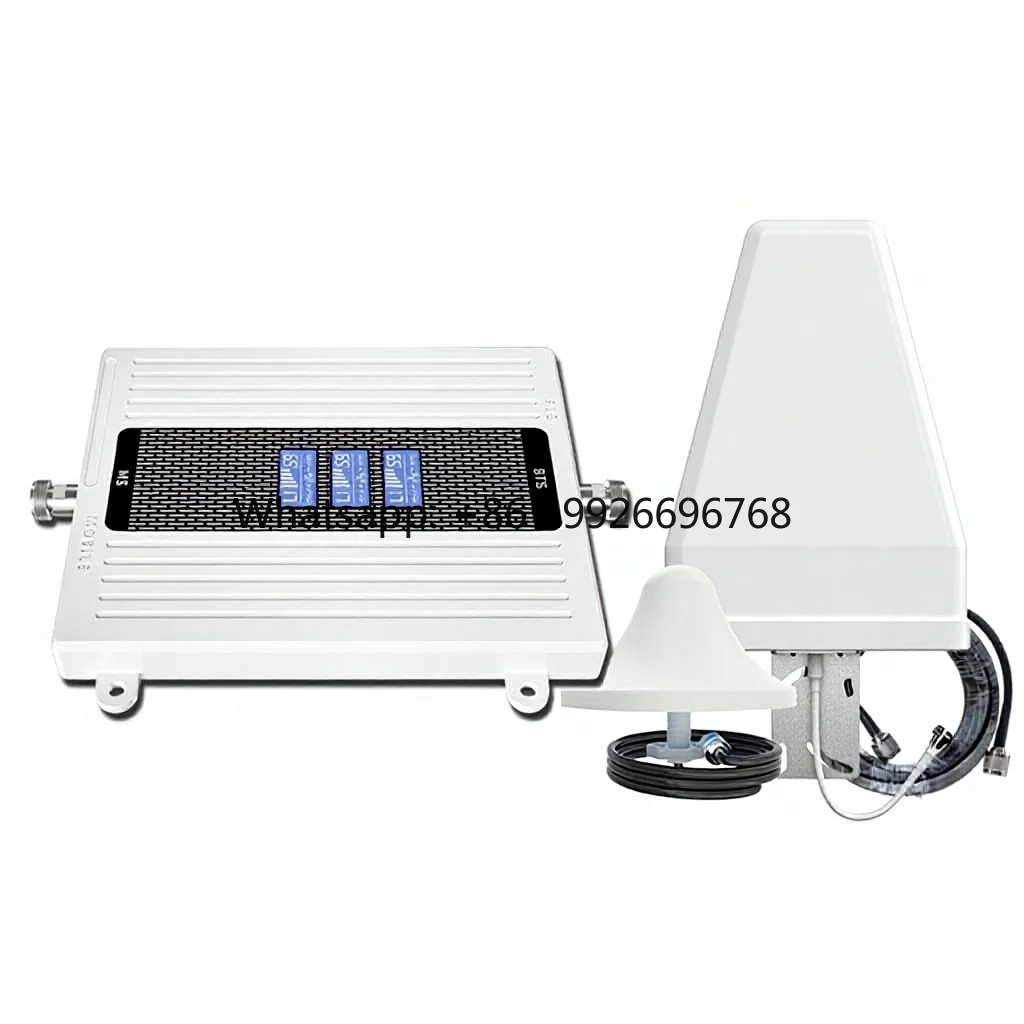 Global Best-Selling Mobile Phone Signal Booster 3G/4G All-Network Compatible with 500-1000 Square Meters Coverage