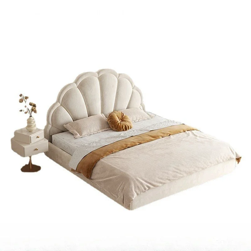 

Petal bed, fabric, model house, homestay, soft bag wedding bed