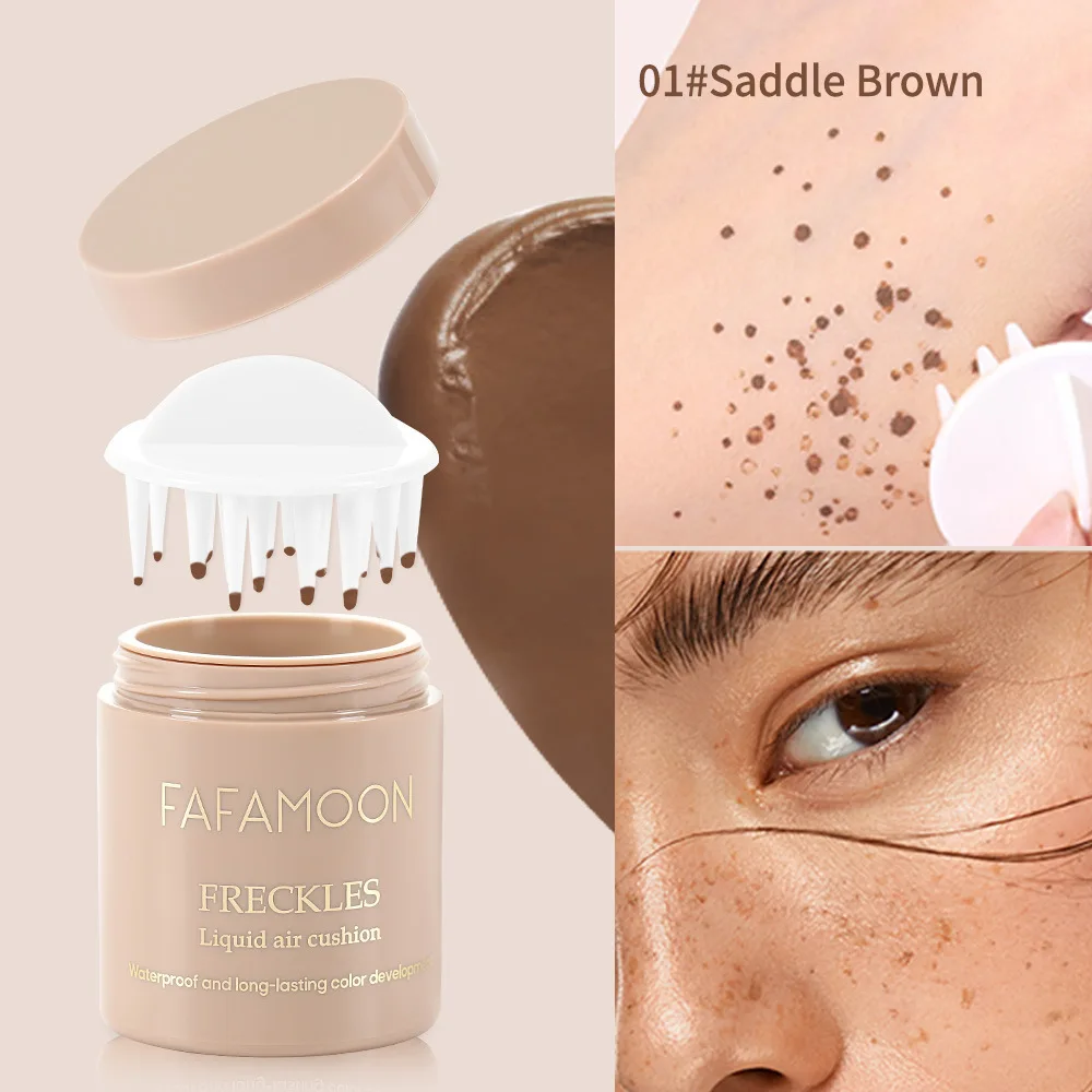 Niet-vervagende waterdichte zegel luchtkussen sproeten Stempel Kit, Realistische Sproeten, Natuurlijke Simulatie, Stempel, Luchtkussen, Maken Tool