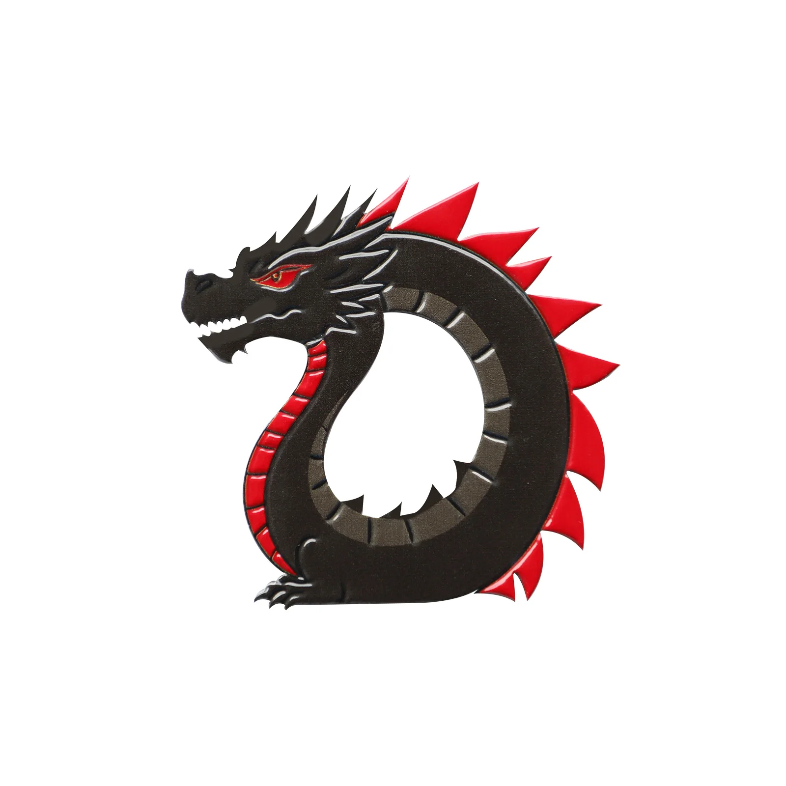 1pcs 3D Prime Wyrm Car emblem,decorative items.Suitable for decorating the rear side of cars,trucks,and SUVs,waterproof