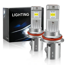 2PCS 30000LM 9004 HB1 LED Headlight 9007 HB5 Car Headlamp Bulb 9008 H13 Super Bright White 6000K Turbo Fan Atuo Driving Lamp 12V