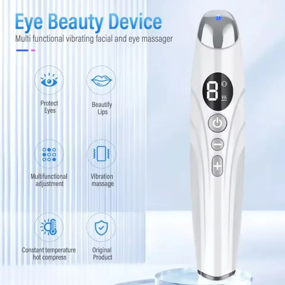 CMH New Portable Eye Massager Electric Vibration Wrinkle Anti Ageing Eye Massage Dark Circle Removal Beauty Face Eye Care Pen