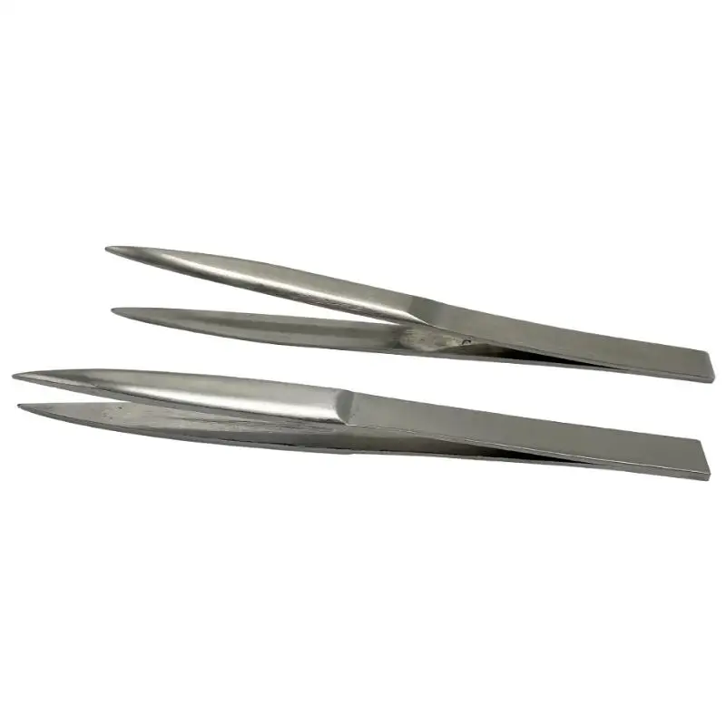 1/2Pcs Stainless Steel Thickened White Buckle Chain Clip Thickened AA Tweezers Clip Gold and Silver Copper Jewelry Welding Clip