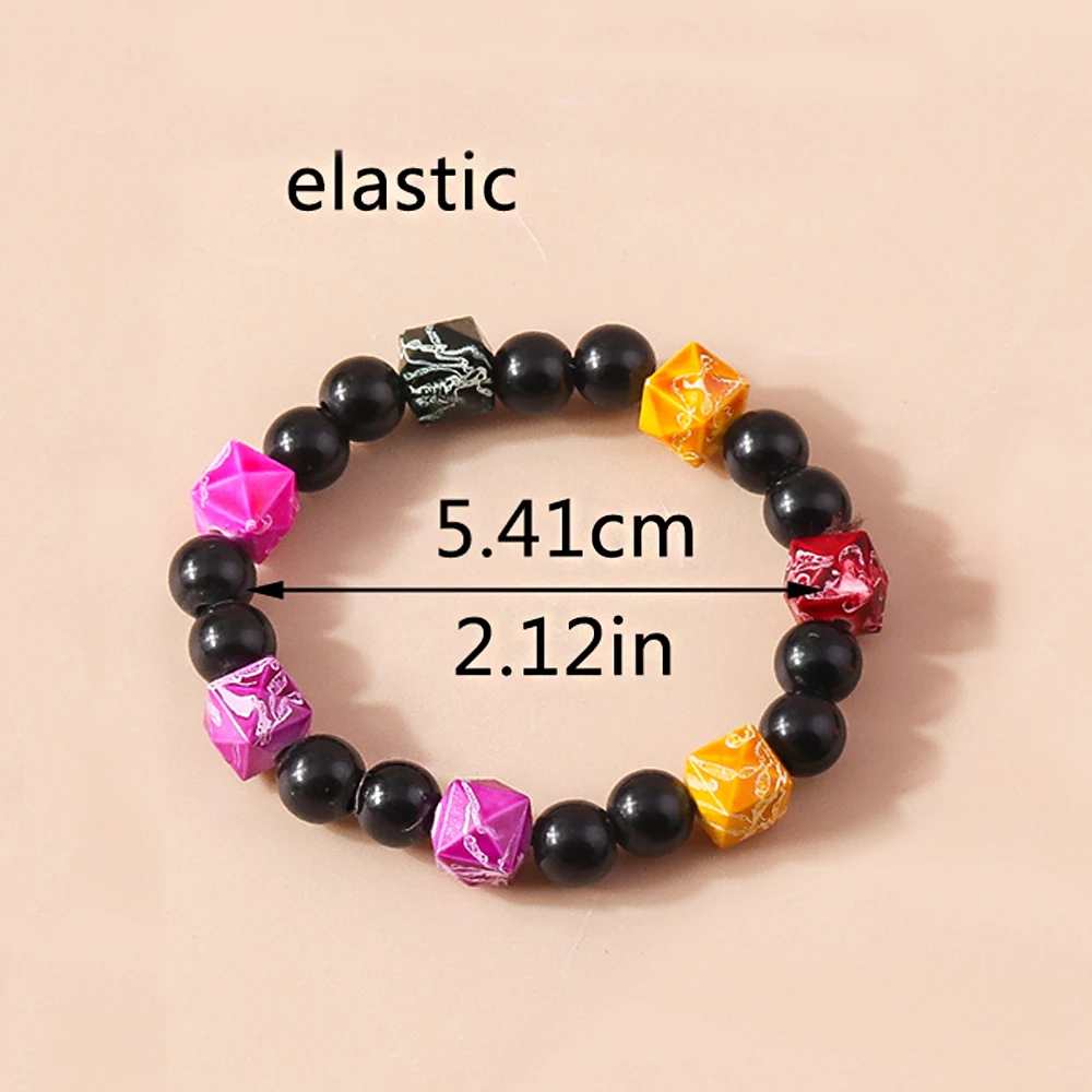Aihua Punk Halloween Schädel Kürbis Armbänder für Frauen Männer Hip Hop Perlen Armbänder & Armreifen Halloween Schmuck Geschenke – Detail 19