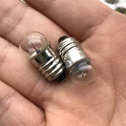 Threaded Small Electric Bead Light Bulb 1.5/2.5/3.8V 0.3A Lamp Beads DIY Physics Experiment Student Experiment