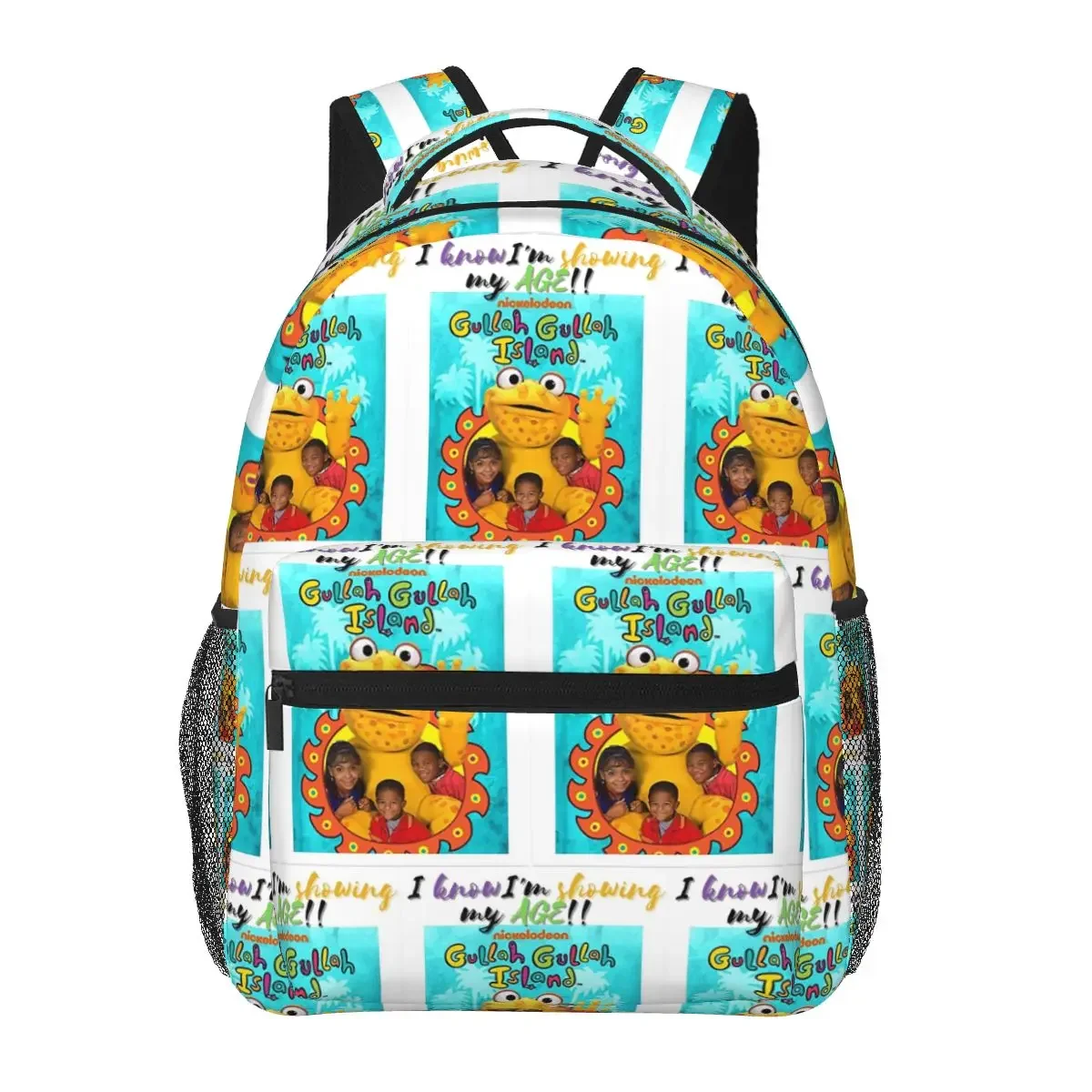 Gullah Gullah Island Blast From The Past Backpacks Boys Girls Bookbag Children School Bags Cartoon Travel Rucksack Shoulder Bag