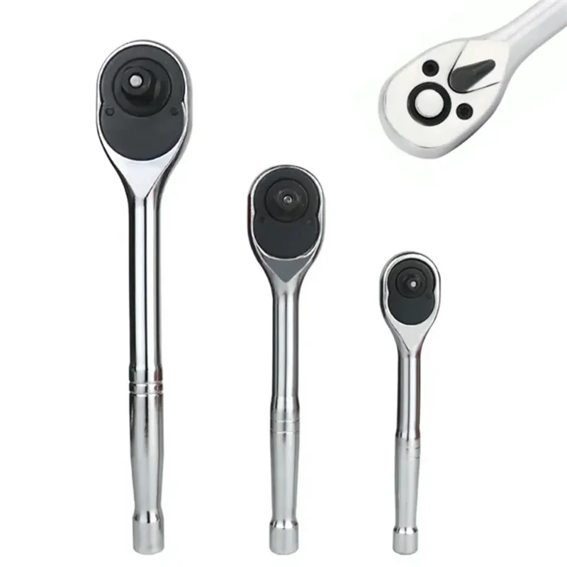 

M12K-Инструмент для ручного ремонта автомобилей, трещоточный ключ, быстроразъемный механизм с 24 зубьями, 1/4 дюйма, 3/8 дюйма, 1/2 дюйма, торцевая гайка, реверсивный привод