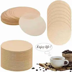 Round Moka Pot Kitchen Tools Dripper Filtration Tool Coffee Filter Paper Cafe Strainer Paper Coffee Maker Accessories