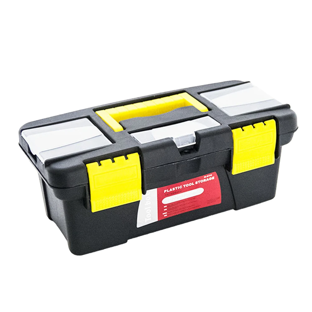 10Inch Two-Layer Plastic Toolbox Mini Multi-Functional Accessories Box Electrician Carpenter Electric Drill Storage Box