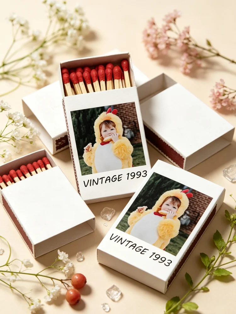 Custom Photo Book - Kotak Korek Api Foto Dua Sisi