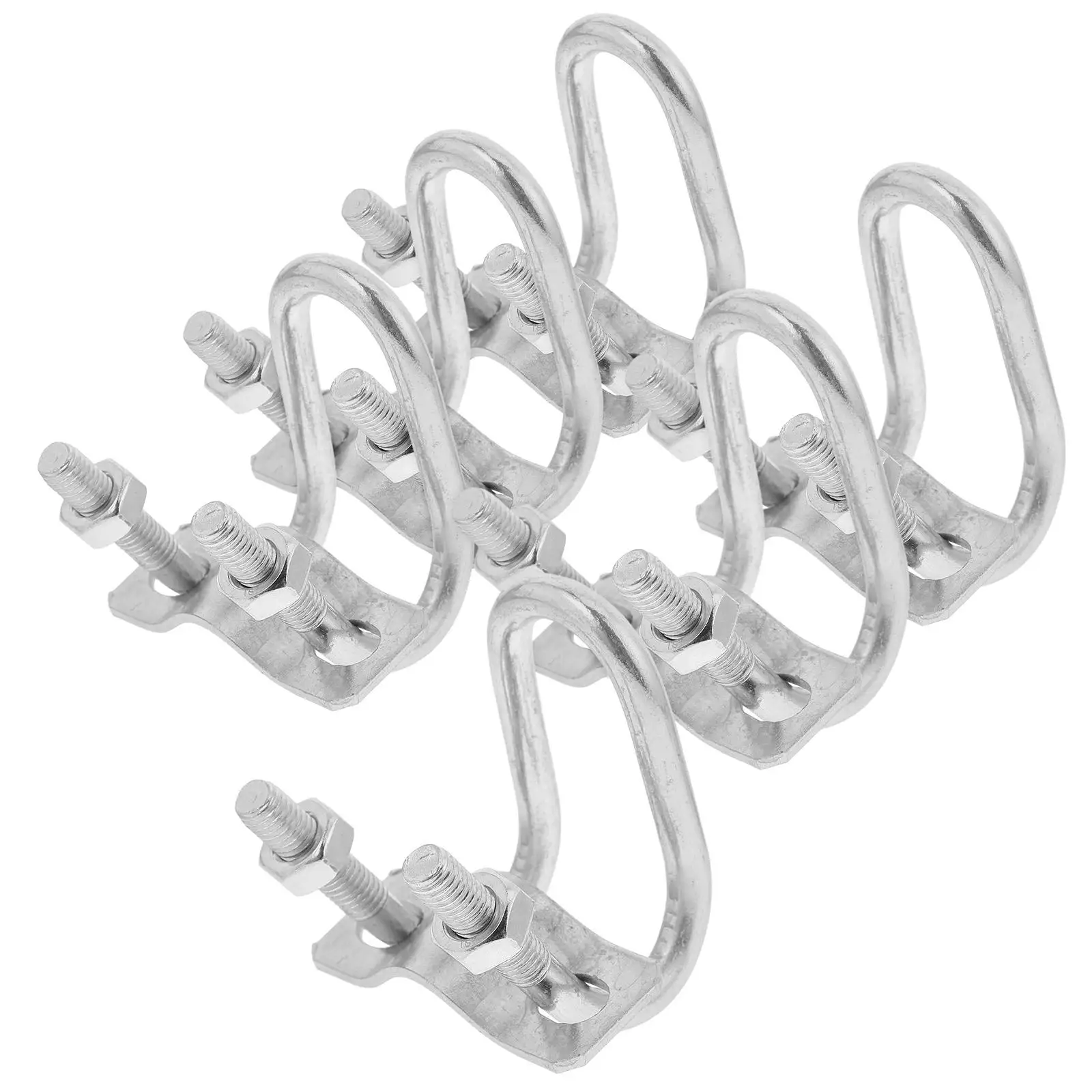 

6pcs Fence Fixer Durable Tube Buckle Outdoor Bracket Connector Greenhouse Clamp Pipe Clip Garden Patio Parasol Holder