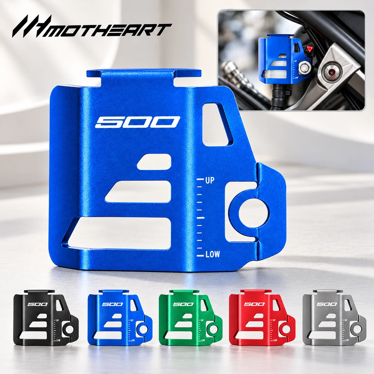 Motorcycle Rear Brake Pump Fluid Reservoir Shield For Ninja 500 2024-2026 Accessories