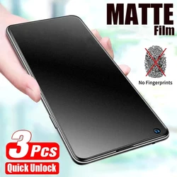 3PCS Matte Screen Protectors For Samsung S25 Ultra S24 S23 S22 S21 FE A56 A36 A26 A55 5G A54 A53 A33 A34 A35 A33 A32 A16 A13 A06