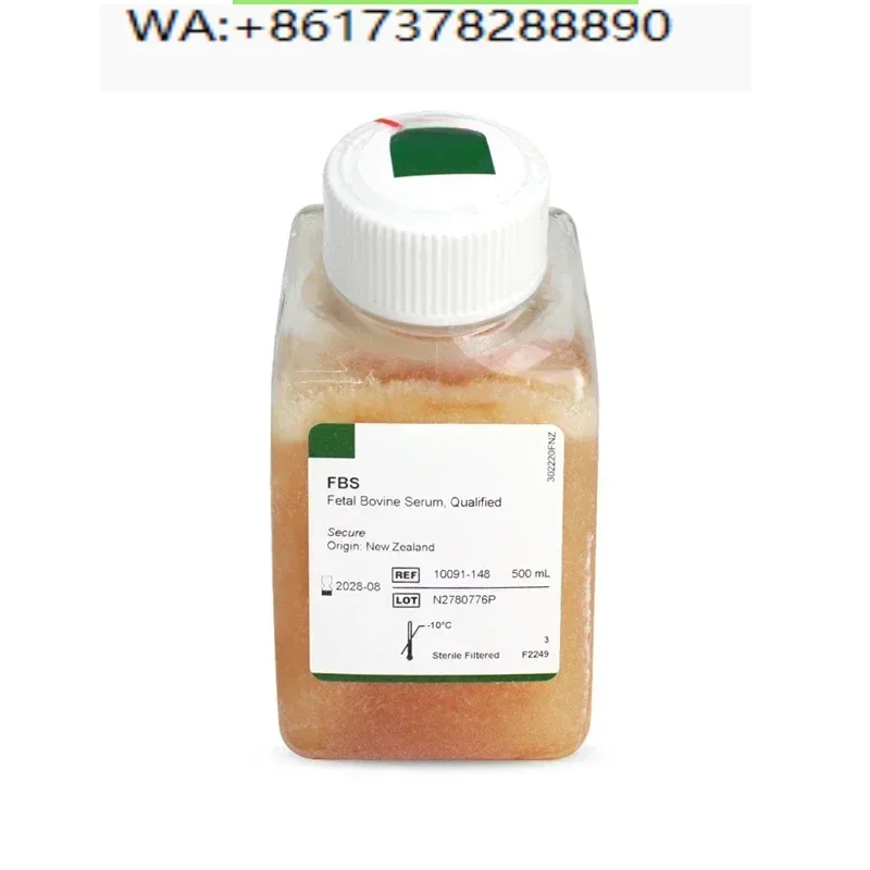 Genuine 10091148 New Zealand Extra Fetal Bovine Serum, Laboratory Supplies Reagents Cell Culture Medium