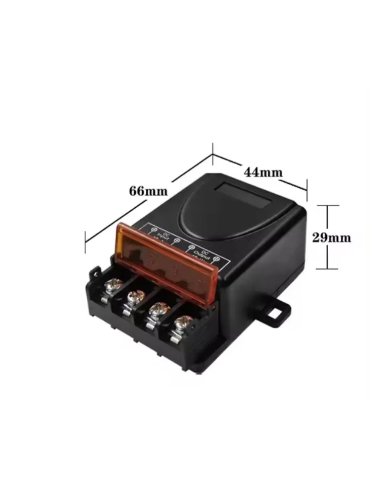 433MHzワイヤレスリモートコントロールスイッチDC 12V/24V 30A 1CHリレー受信機固定コード送信機 ガレージゲートモーターライトON/OFF用