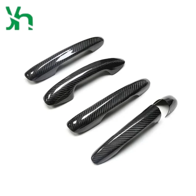 مقبض الباب غطاء جاف ألياف الكربون ل Merdeces-Benz W205 W222 W257 W213 W238 W177 W118 X247 الخارجي