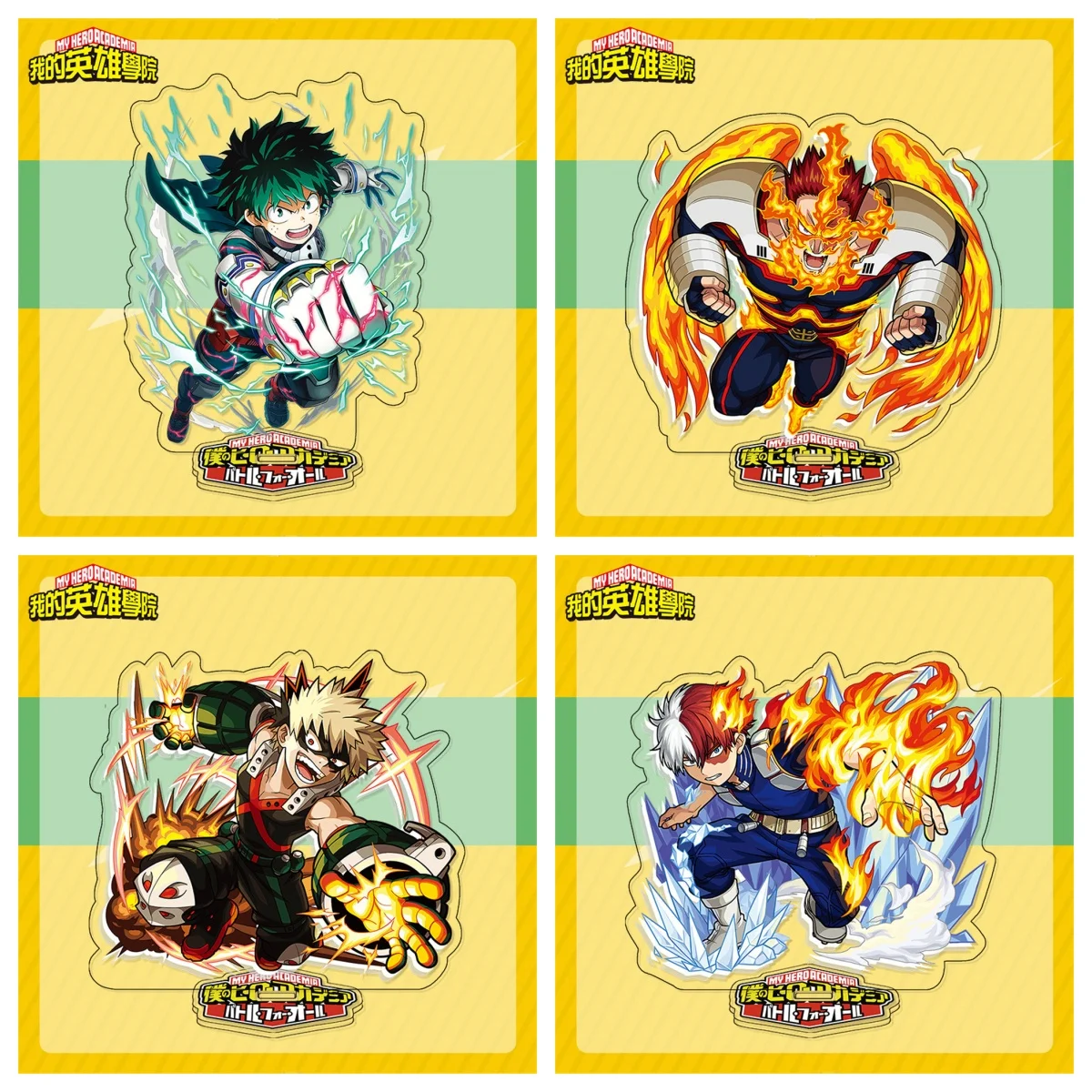 

Hot Anime My Hero Academia Acrylic Stand Model Figure Cosplay Plate Holder Topper Fans Christmas Desk Decor Plate Gift