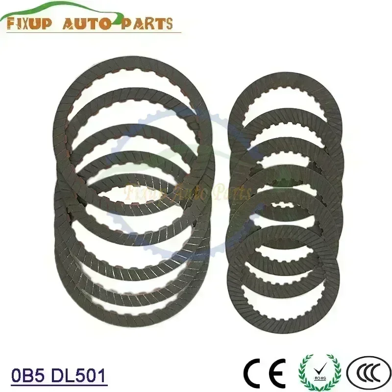 0B5 DL501 Automatic Transmission Friction Kit Wet Dual Clutch Friction Plates For Audi A4 A5 A6 A7 Q5 7Speed W198880B Repair Kit