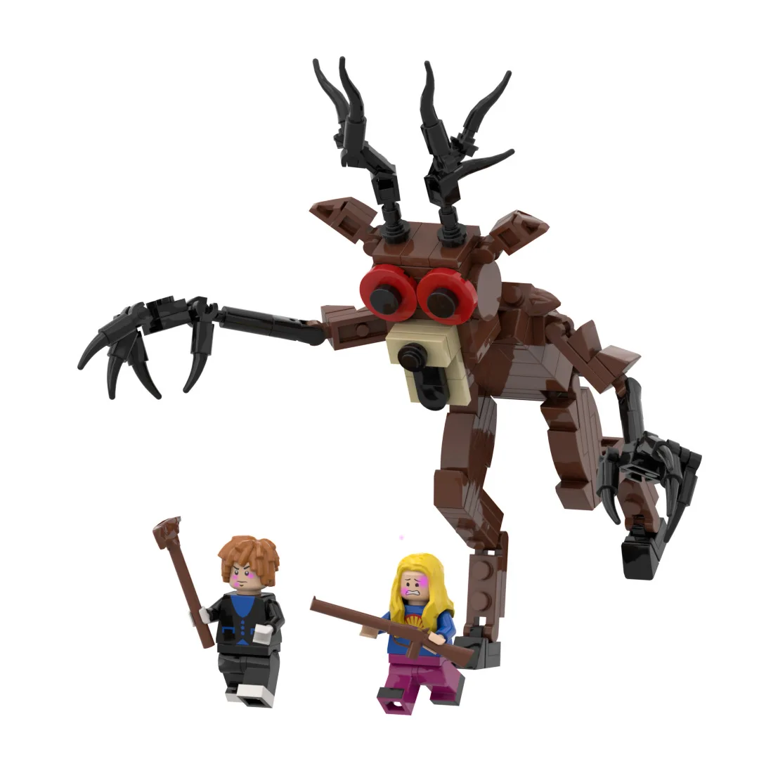 ホット 99 ナイトズ イン ザ フォレスト ディア ブロック シリーズ ハロウィン フォレスト モンスター 子供用ディア ブロック、誕生日プレゼント クリスマスおもちゃ