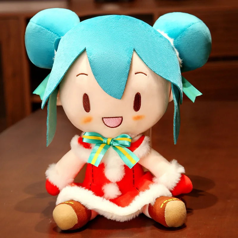 Original Xmas Hatsune Miku Fufu peluche collezione Preciality SEGA Hatsune Miku bambola di pezza con cipolla primaverile regali di natale per bambini