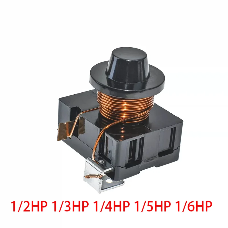 Starting Relay Refrigerator PTC Start Relay 2/3/4 Pin 12/15/22 Ohm 1/2/HP 1/3HP 1/4HP 1/5HP 1/6HP Compressor Overload Protector