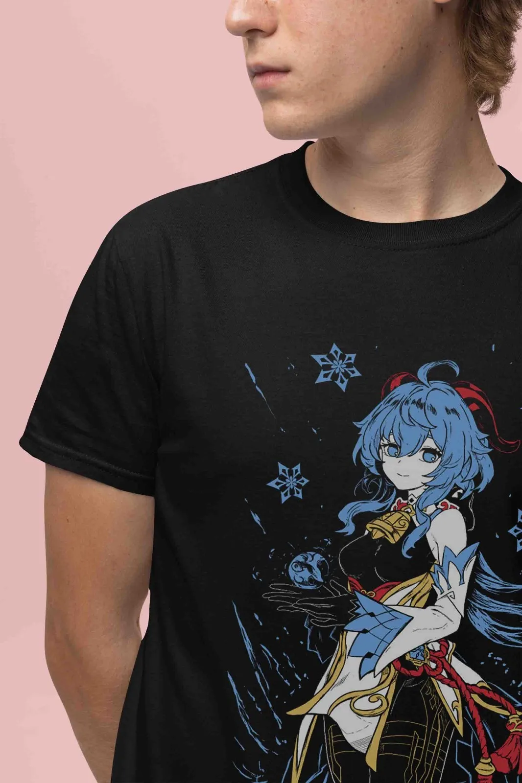 Genshin Impact Shirt Zhongli Tshirt Ei T-Shirt Venti Top Hu Tao Kazuha Anime Tee