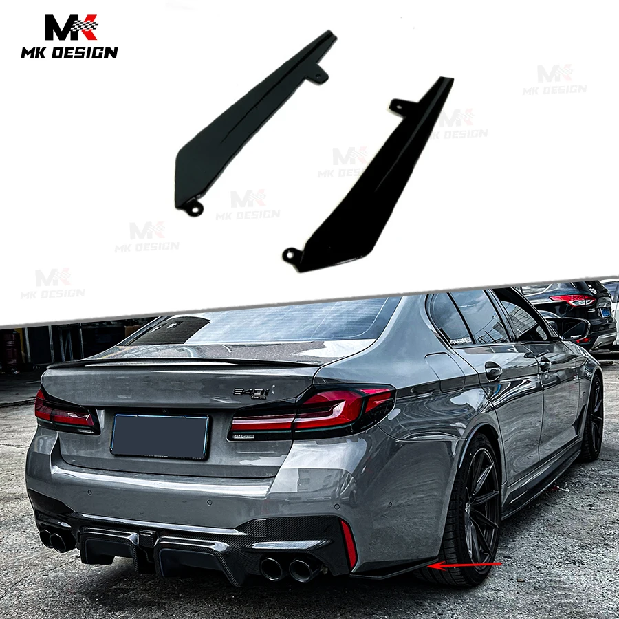 

VTEN Style ABS Material Rear Bumper Splitters for BMW 5 Series G30 G38 2018-2023 Rear Winglets Side Splitters Car Accessories