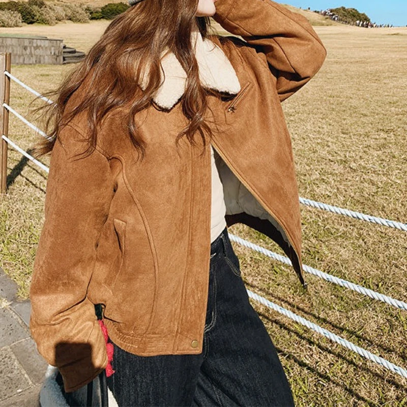 

Lamb Down Jacket Women's Short Winter 2025 New Popular Short Coat