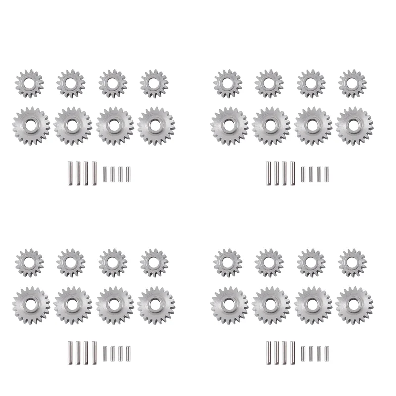 32Pcs Overdrive Stahl Portal Achse Getriebe Set 20T 15T Für 1/24 FMS FCX24 RC Crawler Auto upgrade Teile