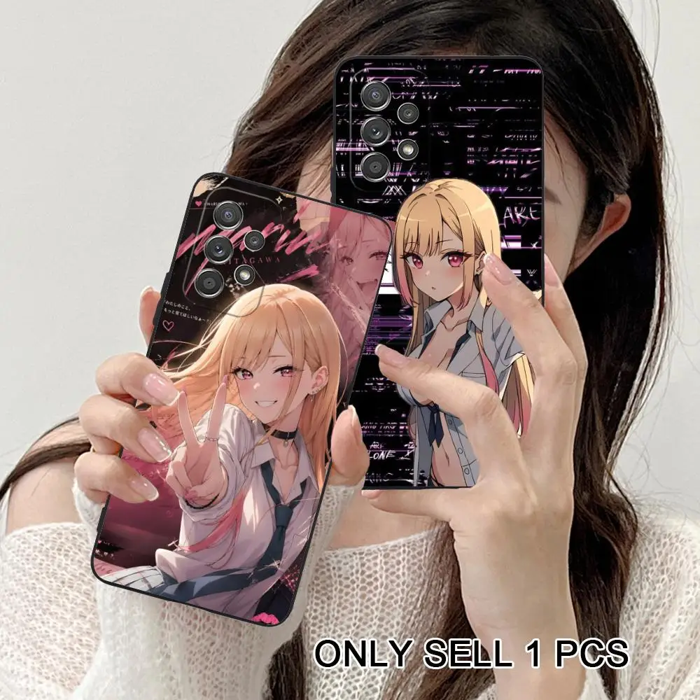 Anime Marin Kitagawa Phone Case for Samsung Galaxy A57 56 55 54 53 52 51 37 36 35 34 33 32 31 5G Soft TPU Shockproof Cover