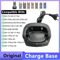 Original UV-21 Pro V2 Charger Base UV18 Pro Max Wakie Talkie Desktop UV-17 Pro Battery Charging Dock Walkie Talkie Accessories