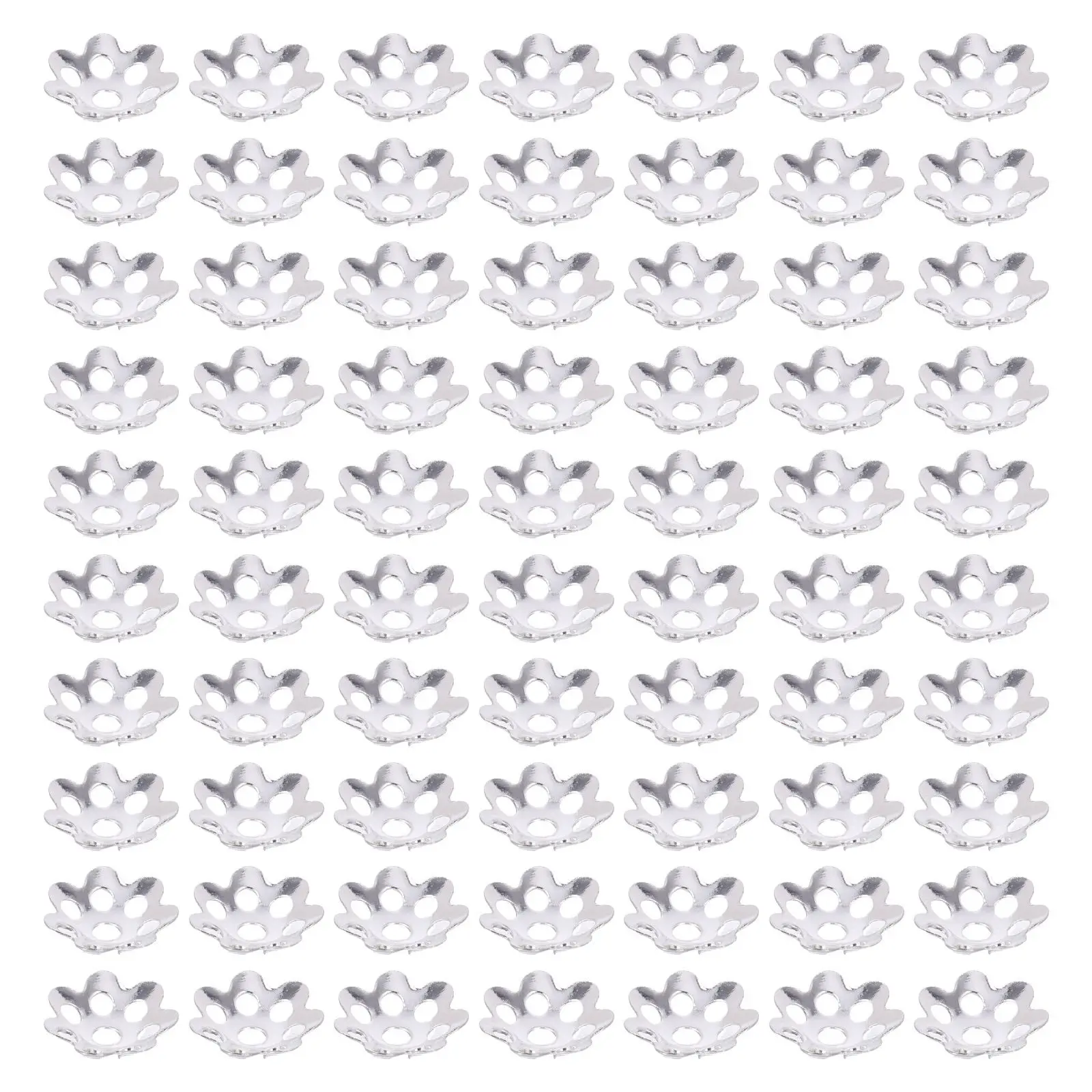 

1000 шт. колпачков для бусин в форме цветка, железные заготовки для изготовления украшений, разделительные бусины, концевые заглушки для браслетов, ожерелий, поделок своими руками, элегантные